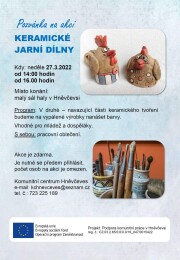Pozvánka - Jarní keramické dílny - 27.3.2022