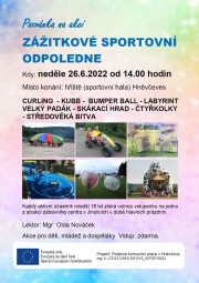 Zážitkové sportovní odpoledne