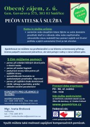Pečovatelská a odlehčovací služba v domácím prostředí