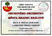 Dechový orchestr - 5.8.2023 v Sadové