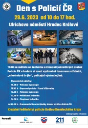 Den s Policií ČR - 29.6.2023 v Hradci Králové