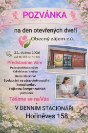 Stacionář Hořiněves - den otevřených dveří 22.4.2026
