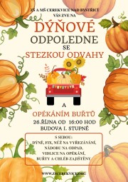Dýňové odpoledne 26.10.2026 ZŠ Cerekvice