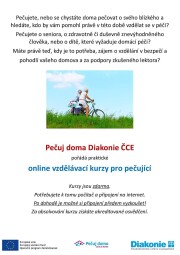 Projekt PEČUJ DOMA Diakonie ČCE